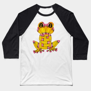 Pencil Frog Drawing Baseball T-Shirt